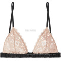 Women hot sexy images photo of new design wireless flower lace bralette bra panti